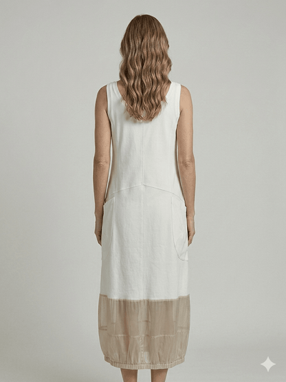 Abito Operà tecnico nylon panna - Malerba Showroom