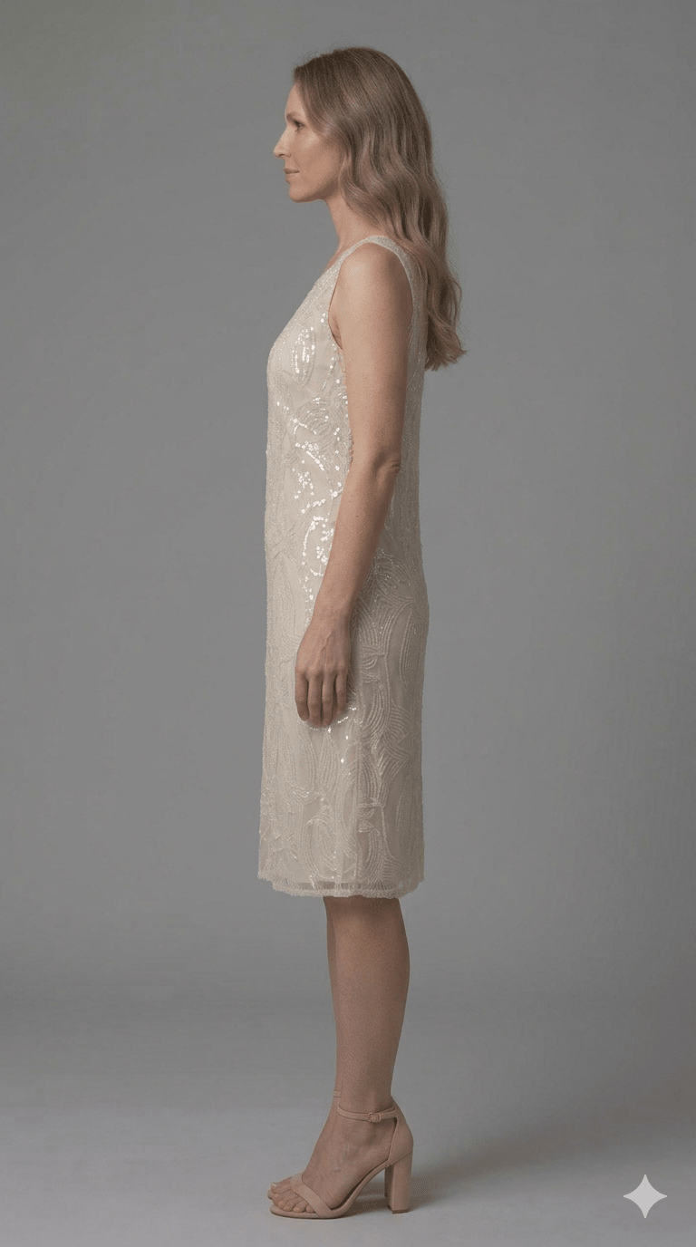 Abito Operà tulle ricamo panna - Malerba Showroom