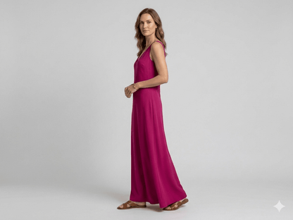 Abito Pennyblack modello pattila verde e fucsia - Malerba Showroom