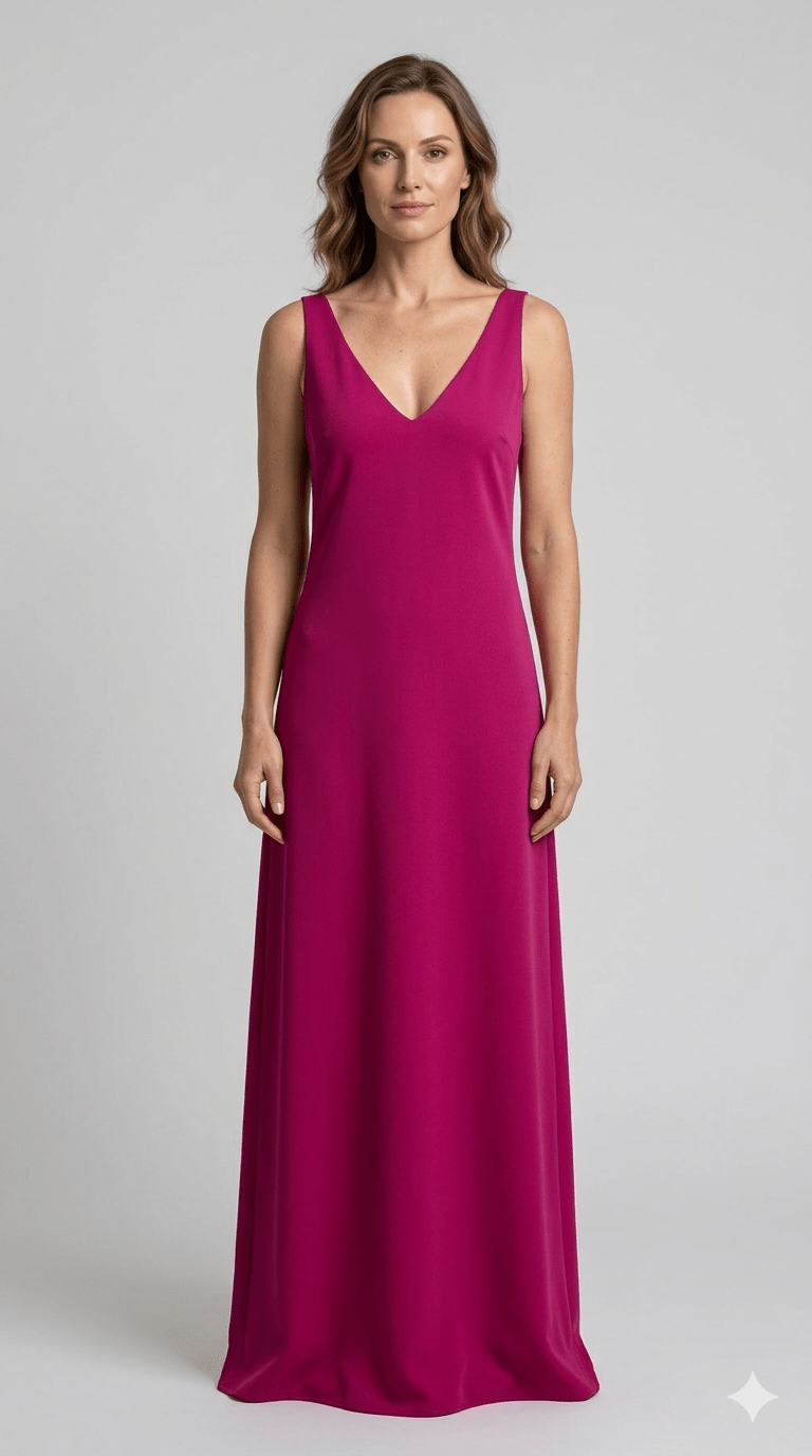 Abito Pennyblack modello pattila verde e fucsia - Malerba Showroom