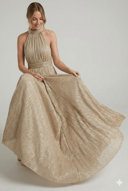 Abito Silence gold - Malerba Showroom