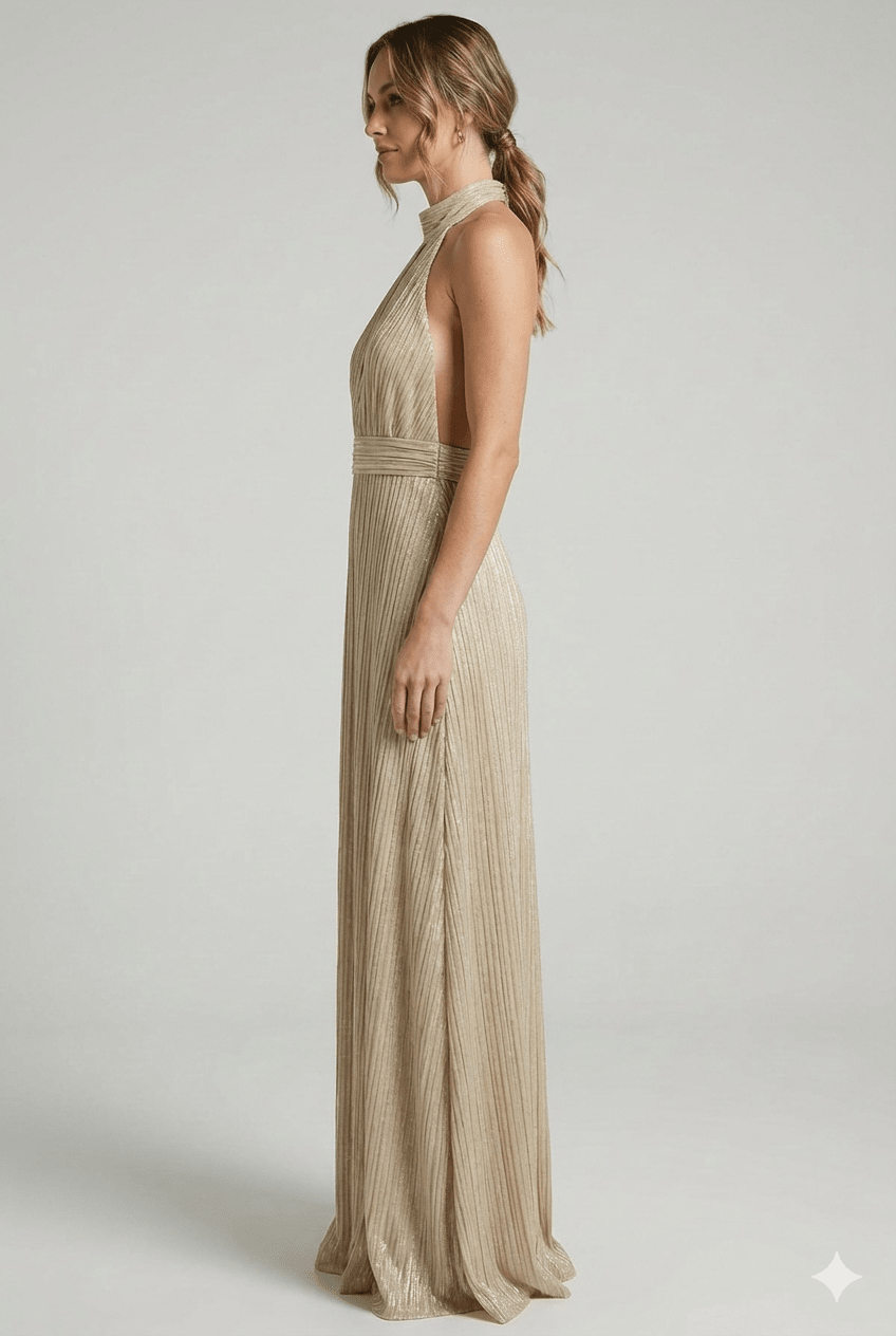 Abito Silence gold - Malerba Showroom