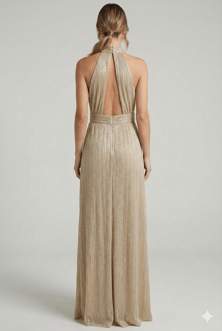 Abito Silence gold - Malerba Showroom