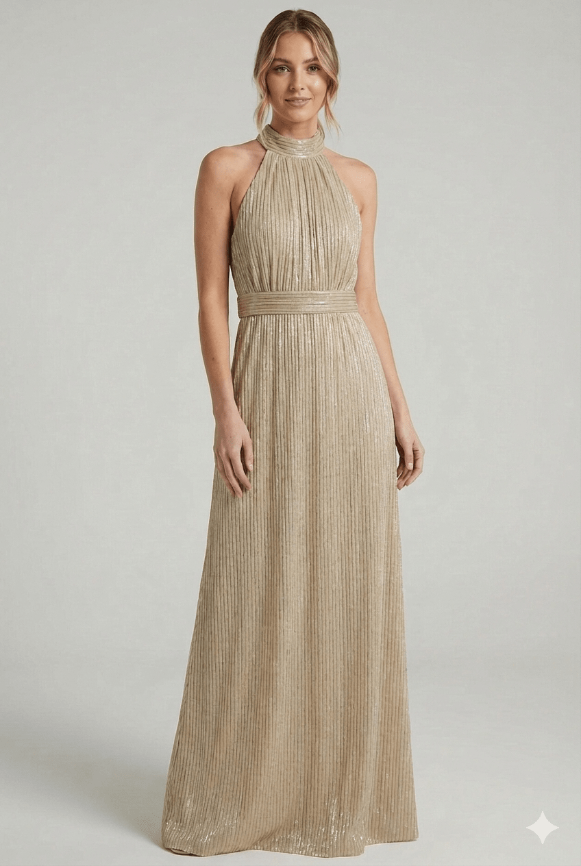 Abito Silence gold - Malerba Showroom