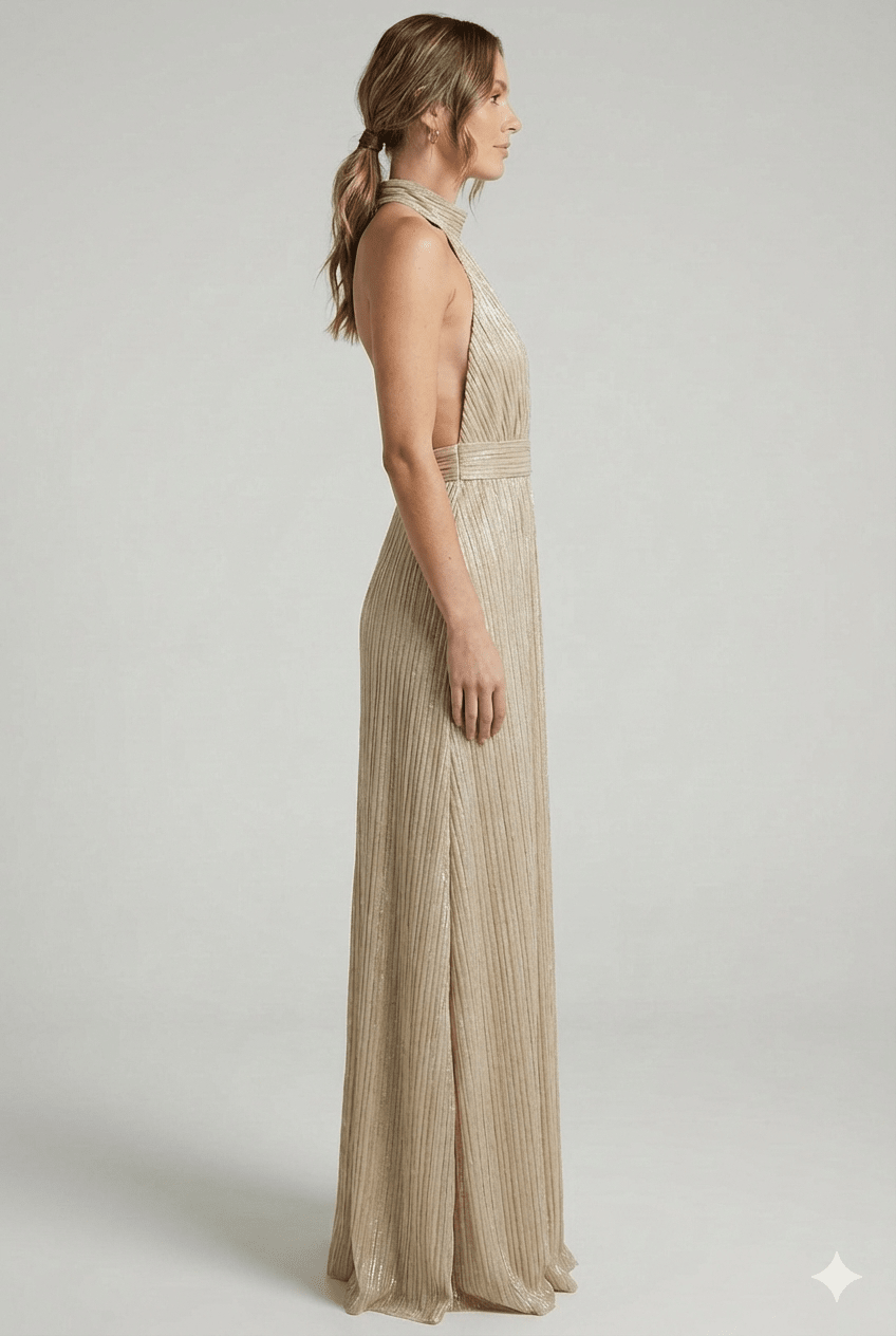 Abito Silence gold - Malerba Showroom