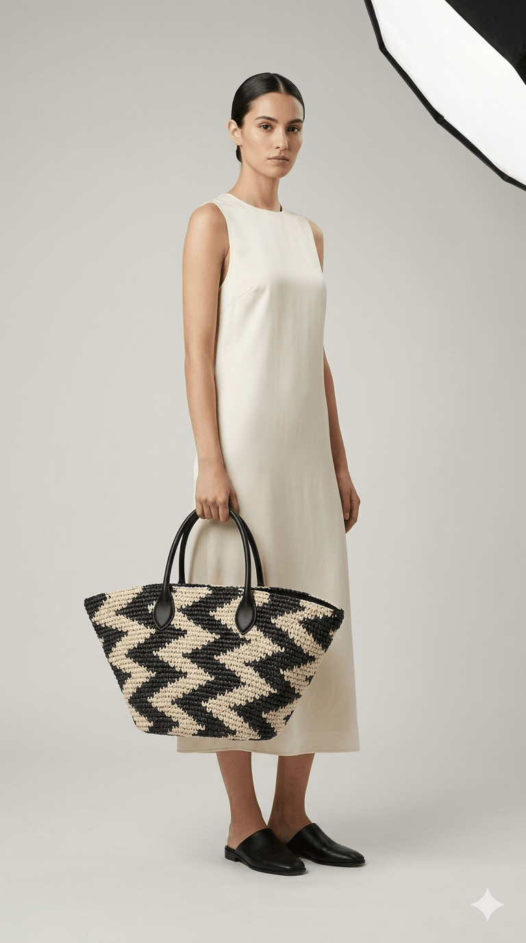 Borsa Emme Marella in tessuto 3 varianti colore - Malerba Showroom