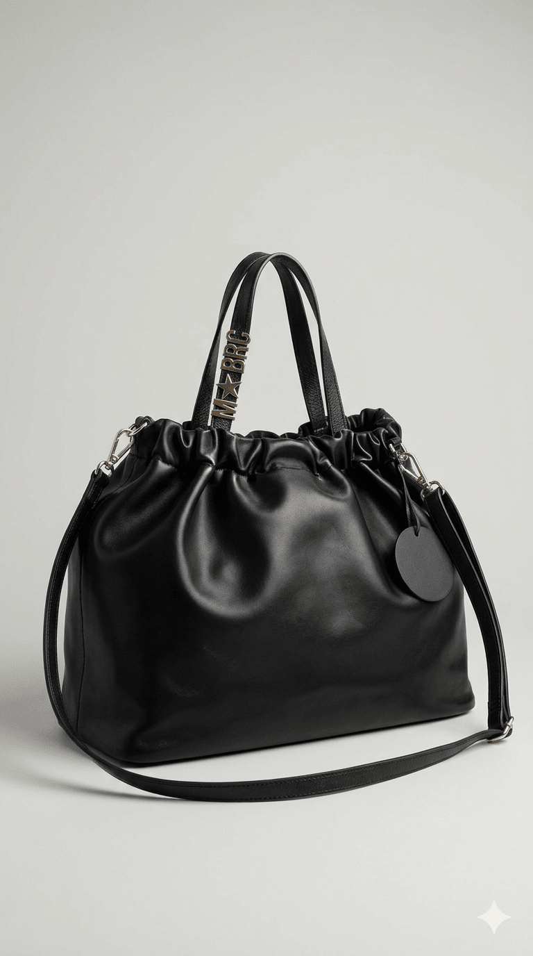 Borsa in pelle MBRC linea satin 2 varianti colore - Malerba Showroom