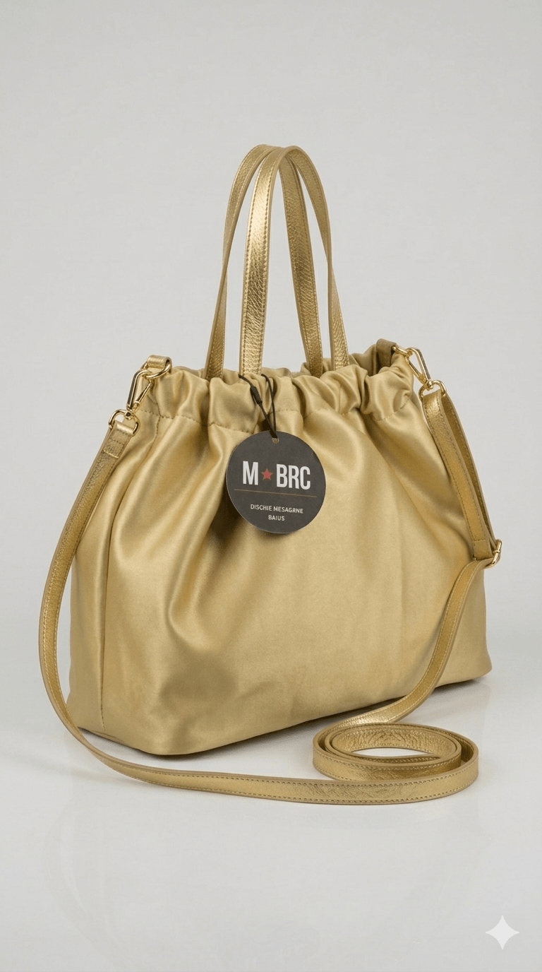 Borsa in pelle MBRC linea satin 2 varianti colore - Malerba Showroom
