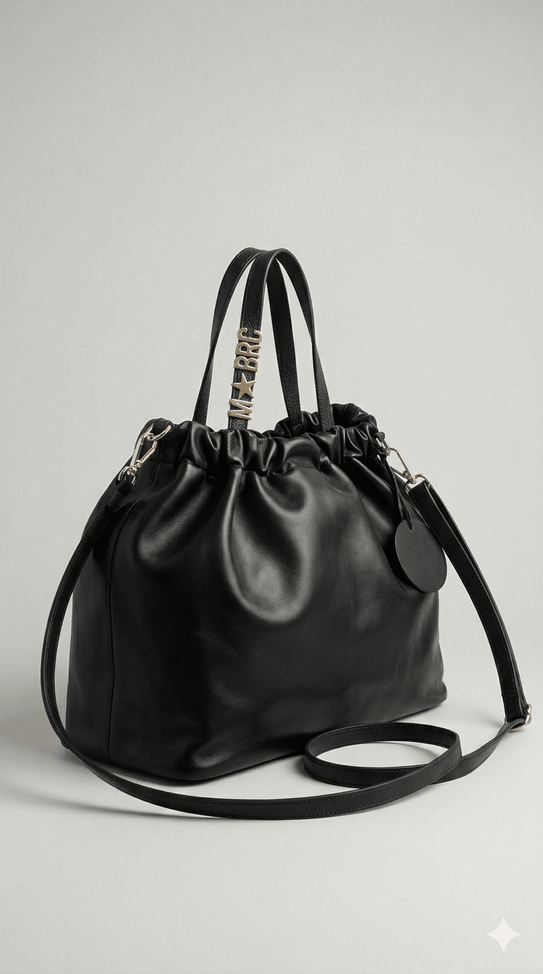Borsa in pelle MBRC linea satin 2 varianti colore - Malerba Showroom