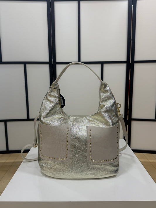 Borsa in Pelle MBRC Platino Lin.Pocket - Malerba Showroom