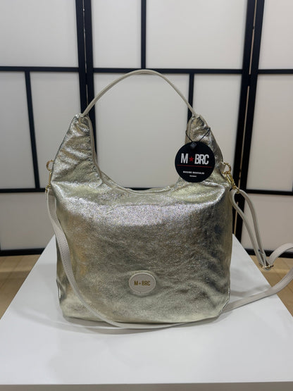 Borsa in Pelle MBRC Platino Lin.Pocket - Malerba Showroom