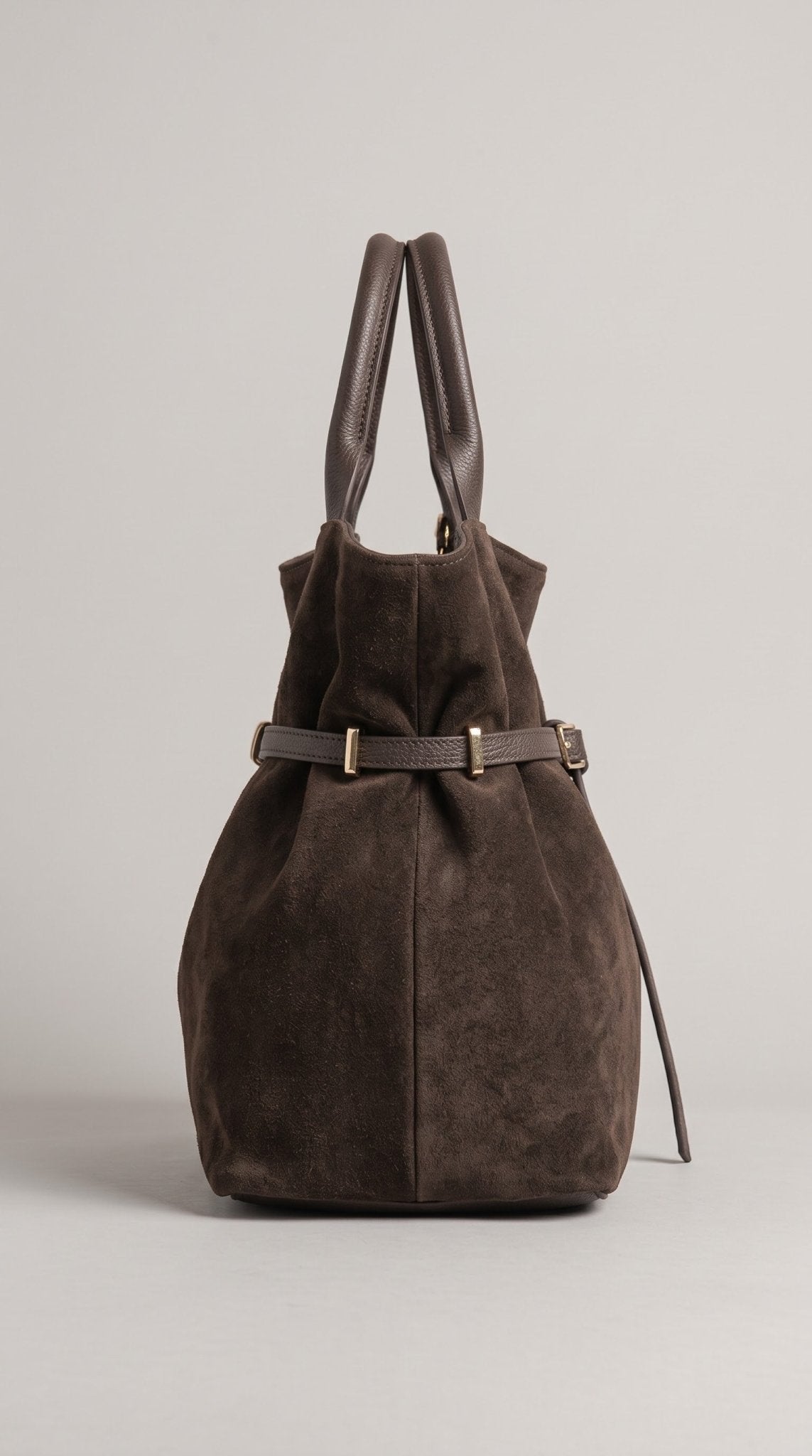 Borsa MBRC in camoscio con dettagli in pelle lin. alexia - Malerba Showroom