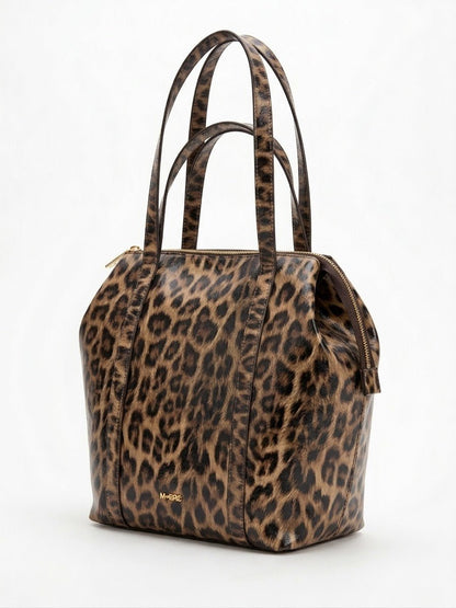 Borsa MBRC in pelle animalier linea panter - Malerba Showroom