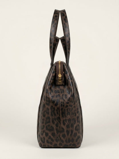 Borsa MBRC in pelle animalier linea panter - Malerba Showroom