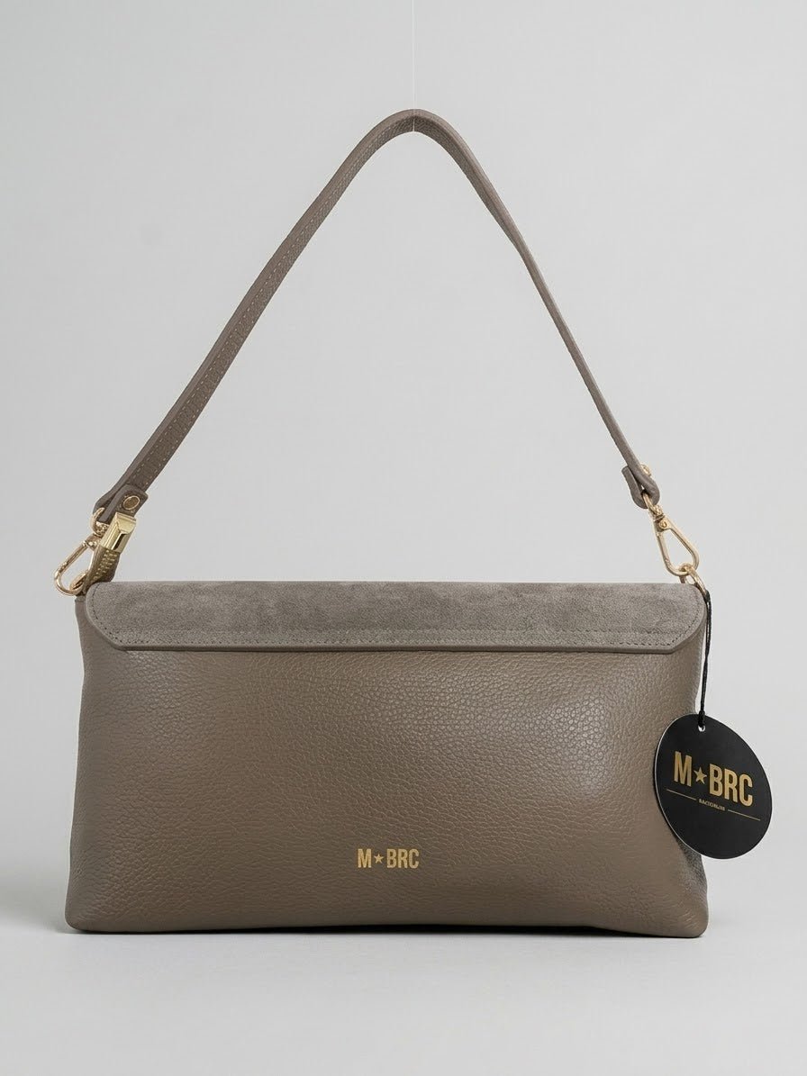 Borsa MBRC in pelle con pietre e doppia tracolla lin. cosmo - Malerba Showroom