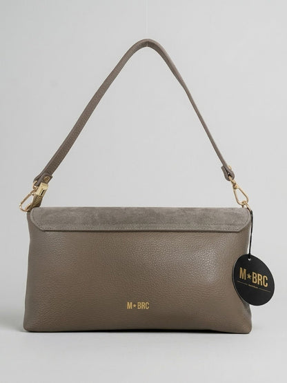 Borsa MBRC in pelle con pietre e doppia tracolla lin. cosmo - Malerba Showroom