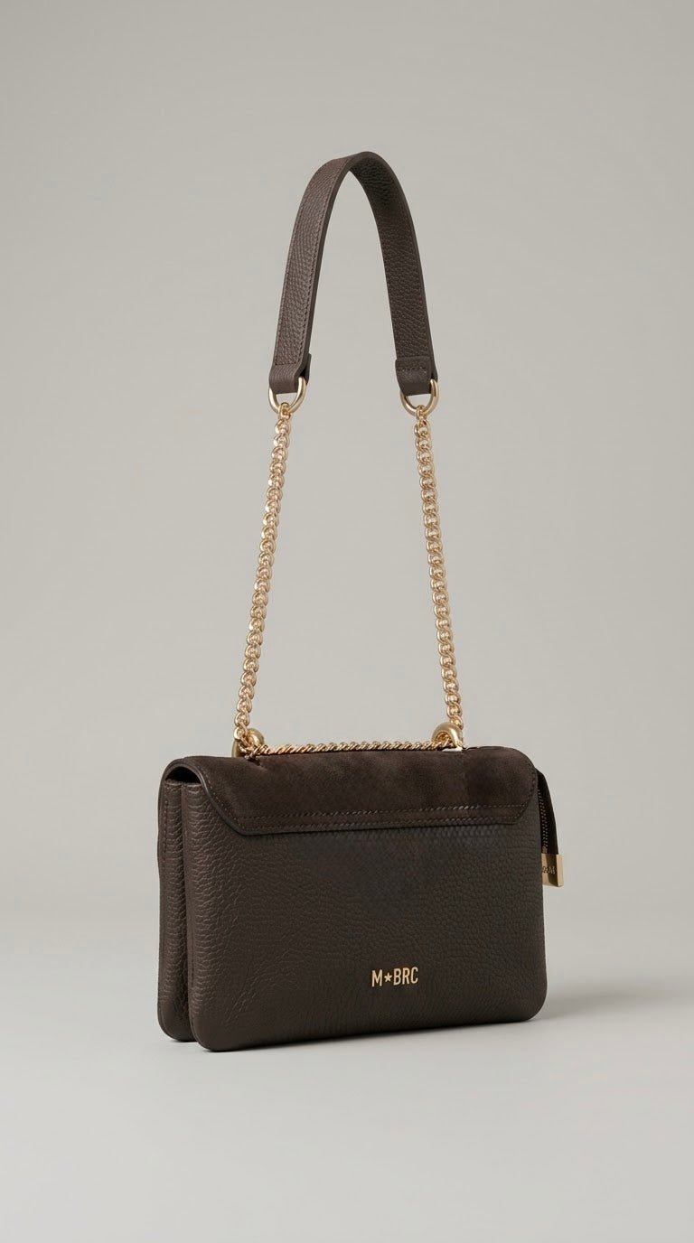 Borsa MBRC in pelle con pietre linea cosmo - Malerba Showroom