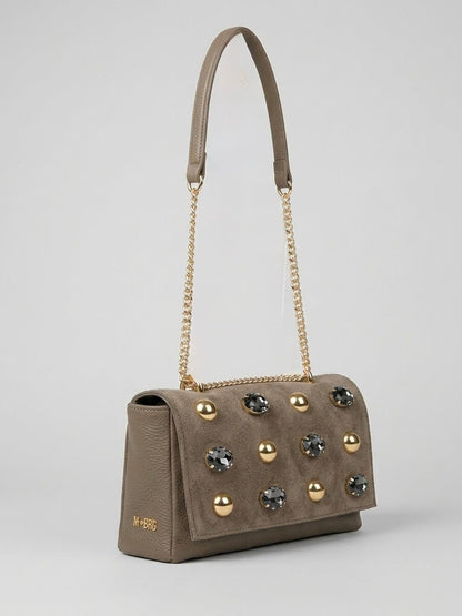 Borsa MBRC in pelle con pietre linea cosmo - Malerba Showroom