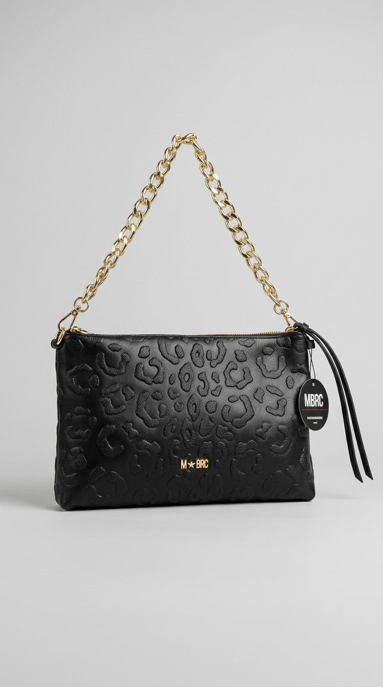 Borsa MBRC in pelle effetto animalier linea print - Malerba Showroom