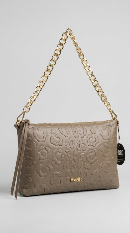 Borsa MBRC in pelle effetto animalier linea print - Malerba Showroom