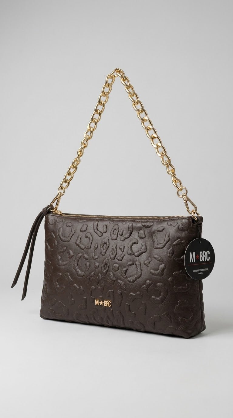 Borsa MBRC in pelle effetto animalier linea print - Malerba Showroom