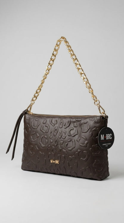 Borsa MBRC in pelle effetto animalier linea print - Malerba Showroom