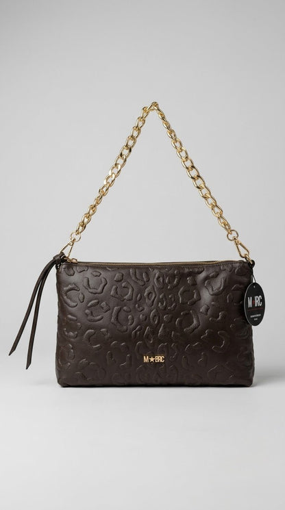 Borsa MBRC in pelle effetto animalier linea print - Malerba Showroom