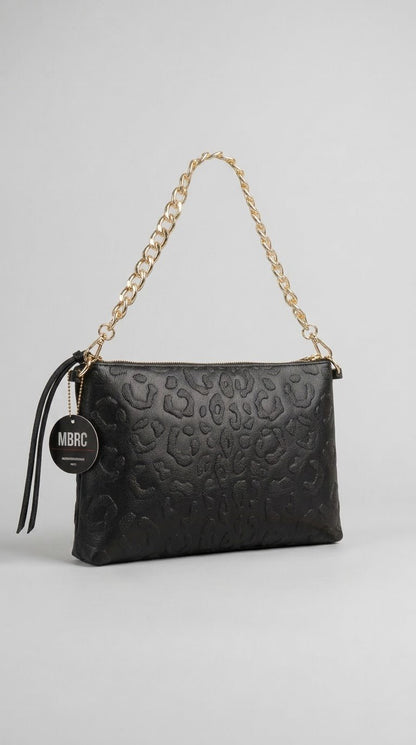 Borsa MBRC in pelle effetto animalier linea print - Malerba Showroom