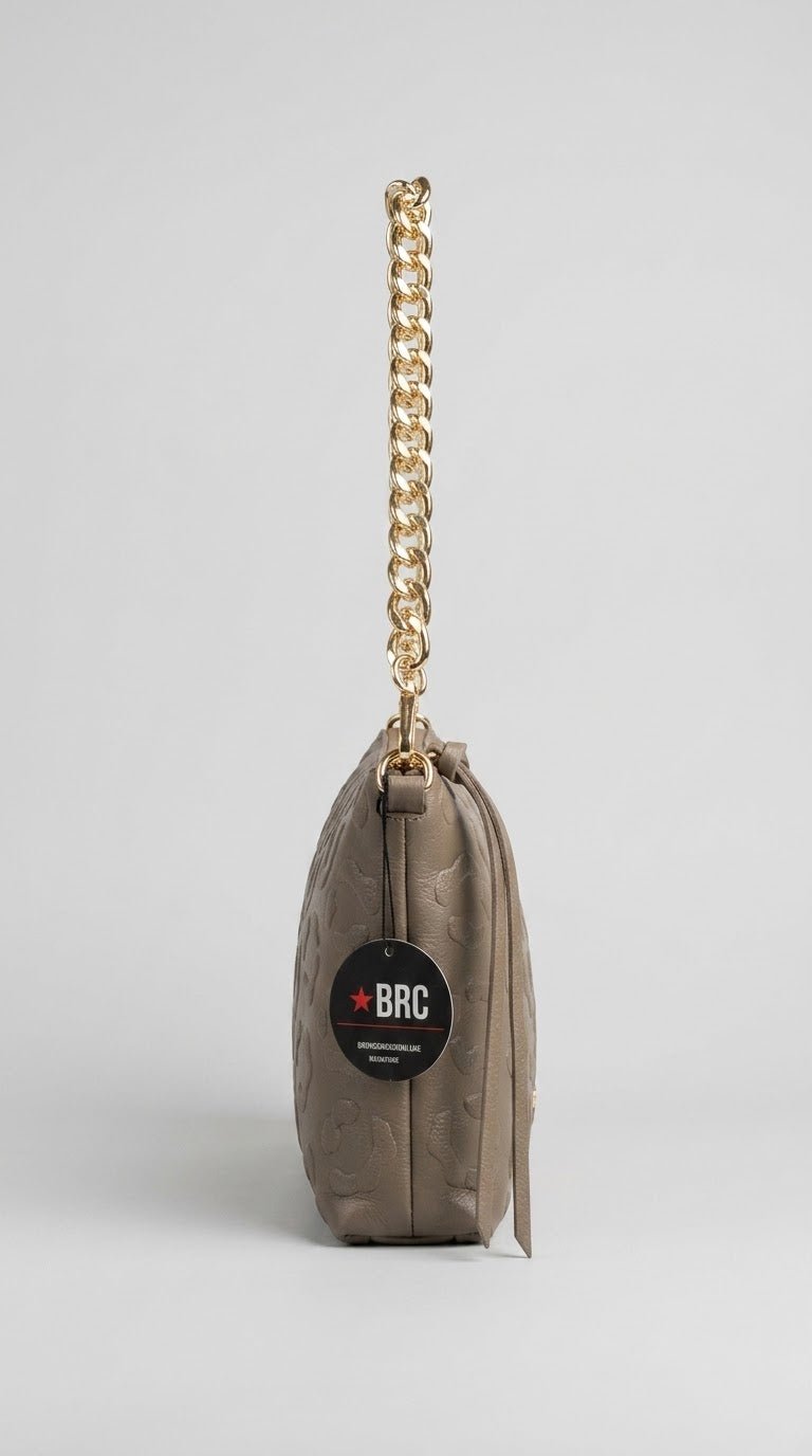 Borsa MBRC in pelle effetto animalier linea print - Malerba Showroom
