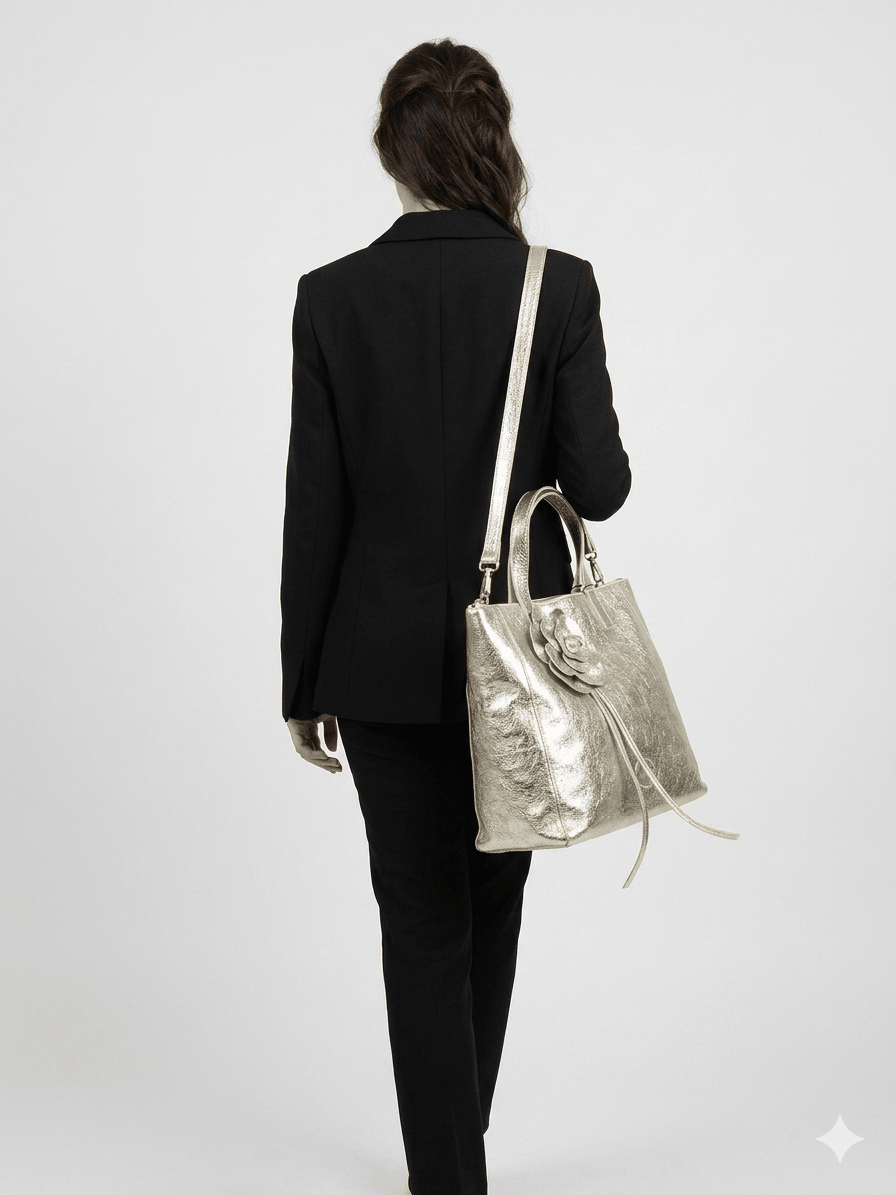 Borsa MBRC in pelle linea camelia - Malerba Showroom