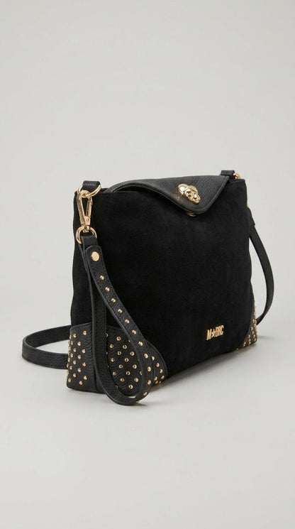 Borsa MBRC in pelle/camoscio linea chiodi - Malerba Showroom