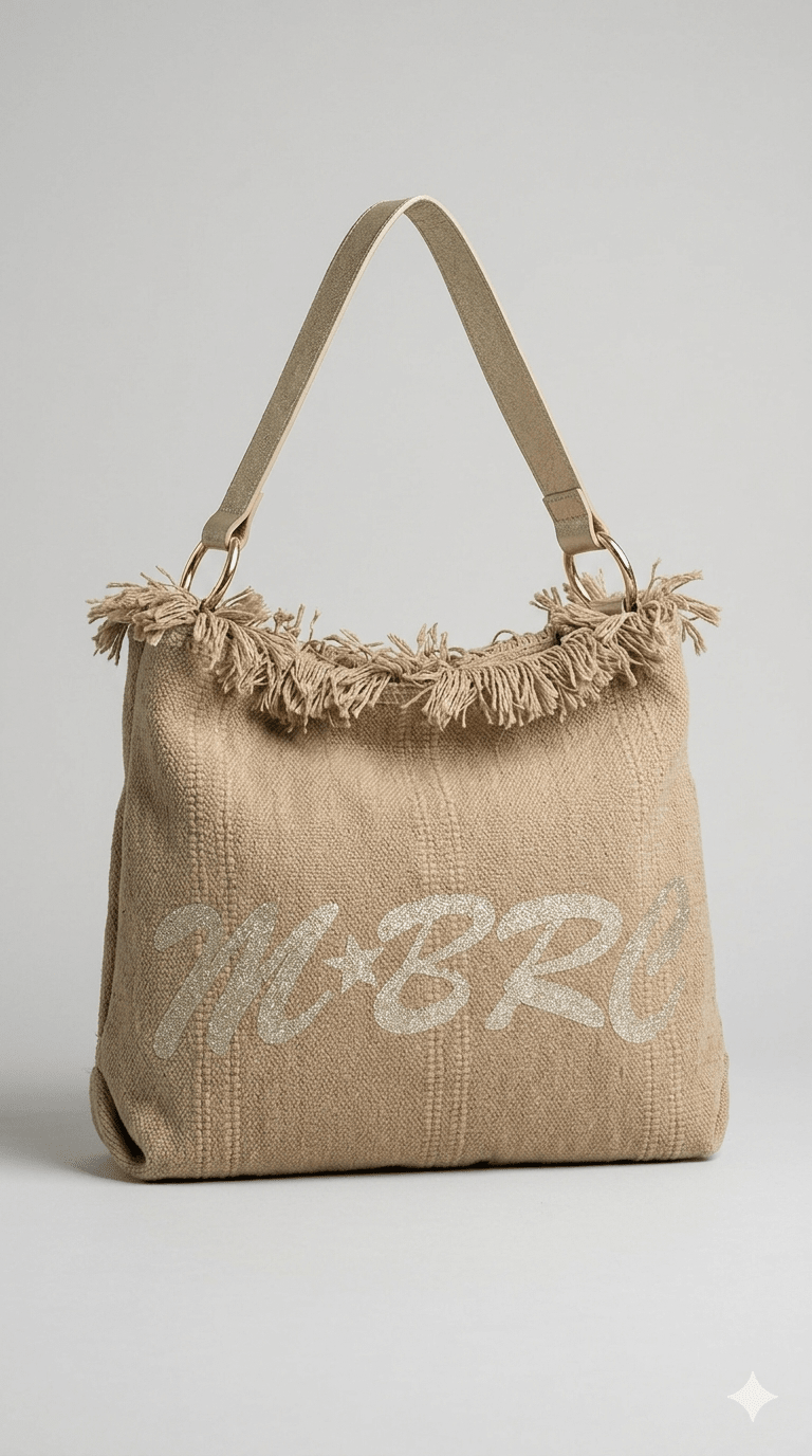 Borsa MBRC in tessuto linea glitter - Malerba Showroom