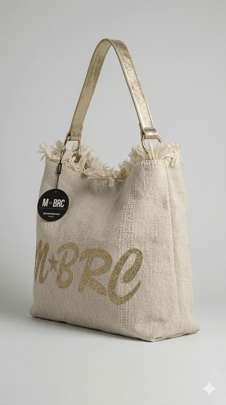 Borsa MBRC in tessuto linea glitter - Malerba Showroom