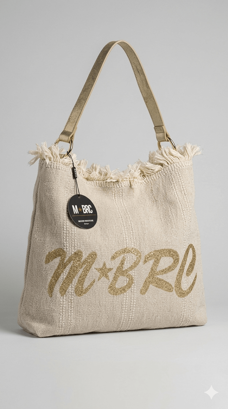 Borsa MBRC in tessuto linea glitter - Malerba Showroom