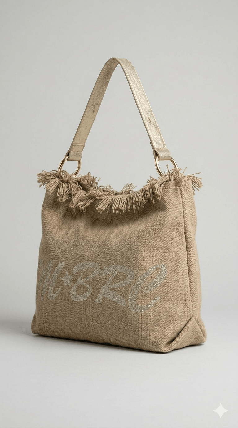 Borsa MBRC in tessuto linea glitter - Malerba Showroom
