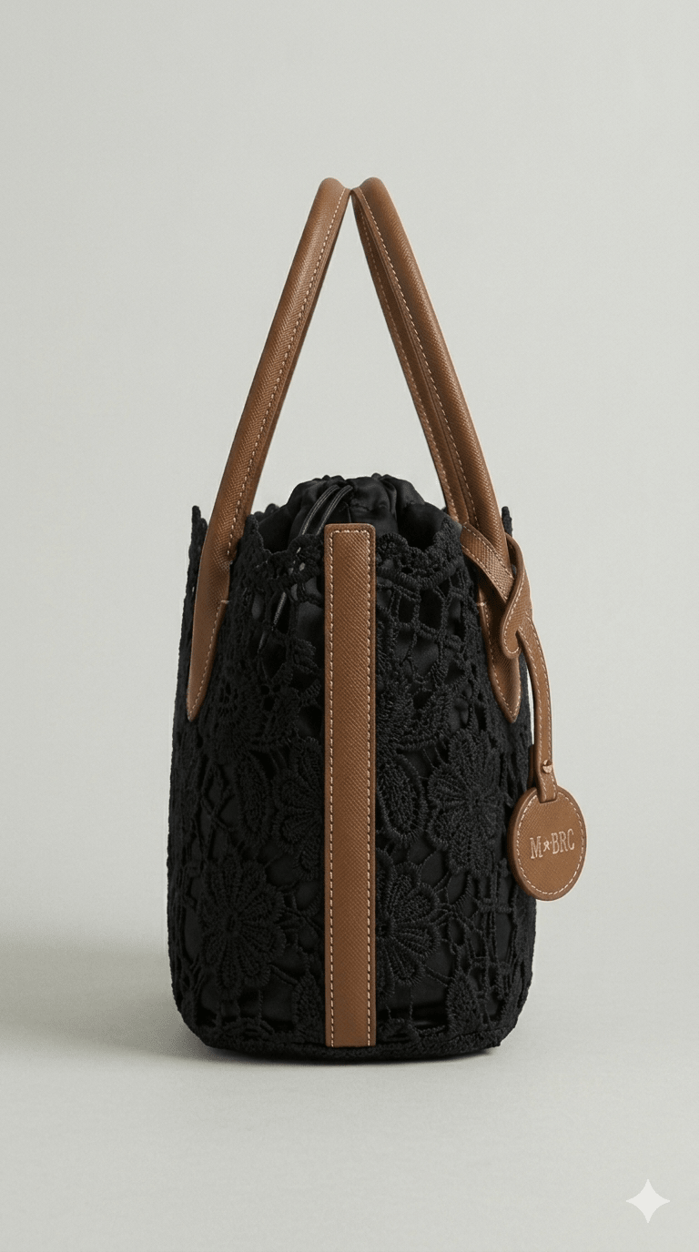 Borsa MBRC in tessuto linea macramè - Malerba Showroom