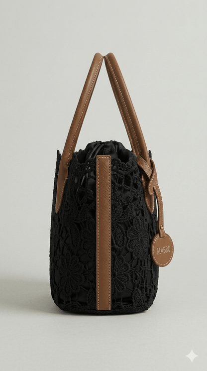 Borsa MBRC in tessuto linea macramè - Malerba Showroom