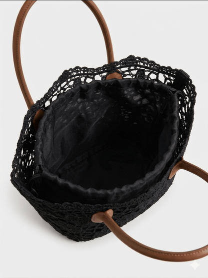 Borsa MBRC in tessuto linea macramè - Malerba Showroom
