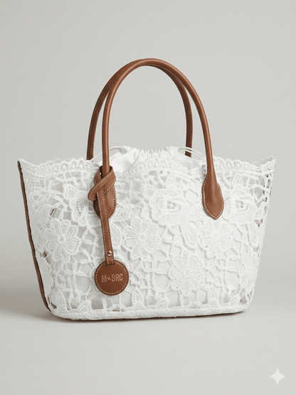 Borsa MBRC in tessuto linea macramè - Malerba Showroom