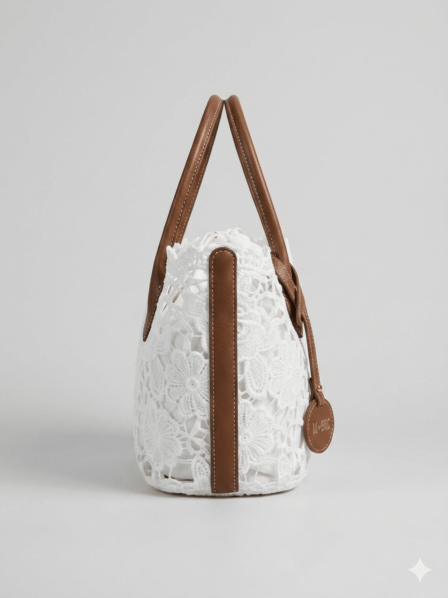 Borsa MBRC in tessuto linea macramè - Malerba Showroom