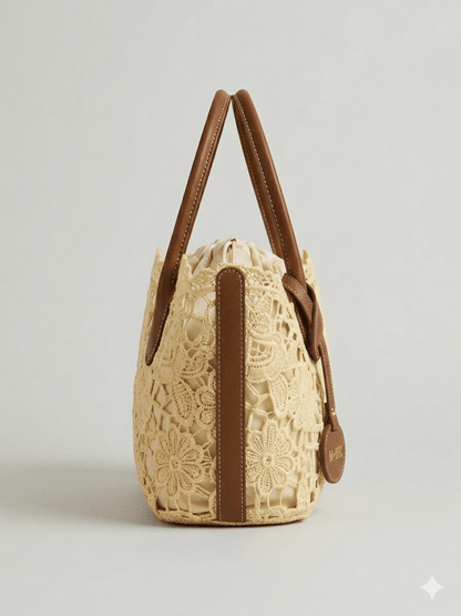 Borsa MBRC in tessuto linea macramè - Malerba Showroom