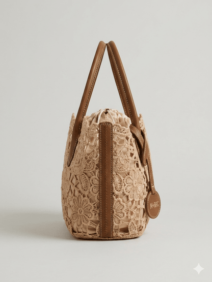 Borsa MBRC in tessuto linea macramè - Malerba Showroom