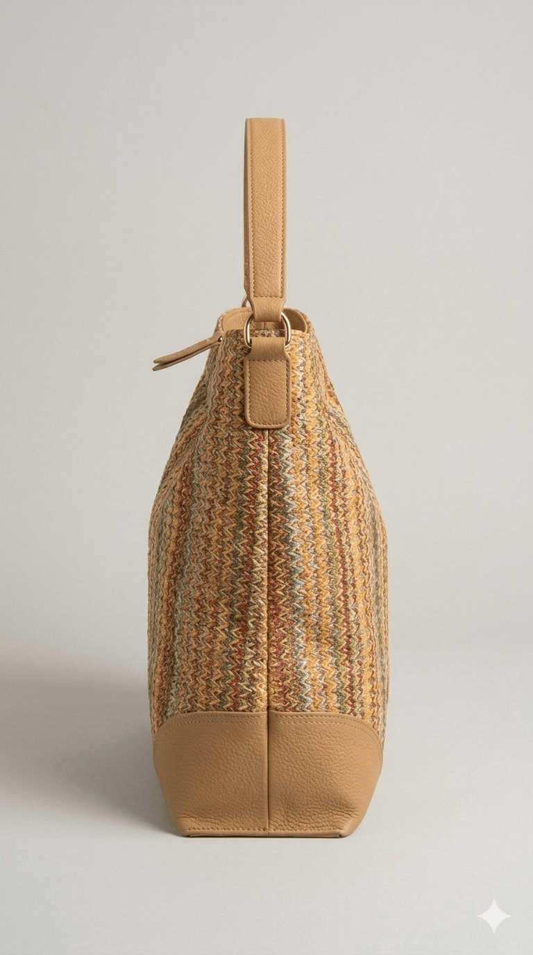 Borsa MBRC in tessuto\pelle linea mix - Malerba Showroom