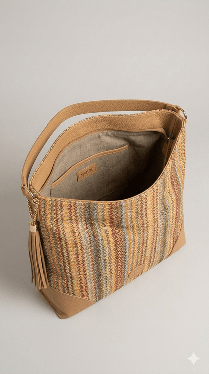 Borsa MBRC in tessuto\pelle linea mix - Malerba Showroom