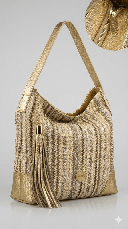 Borsa MBRC in tessuto\pelle linea mix - Malerba Showroom