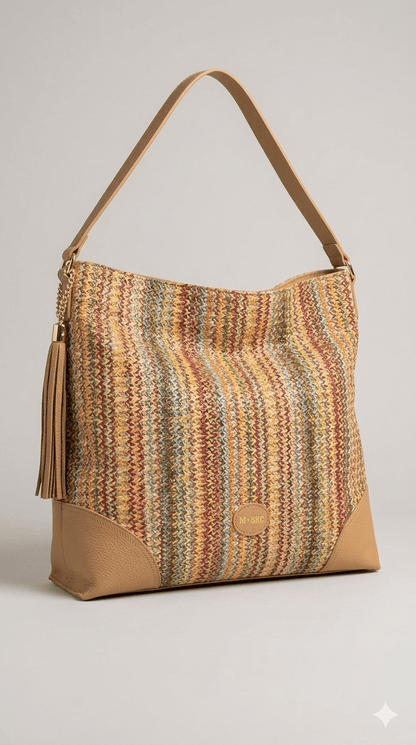 Borsa MBRC in tessuto\pelle linea mix - Malerba Showroom