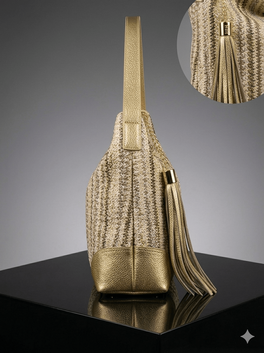 Borsa MBRC in tessuto\pelle linea mix - Malerba Showroom