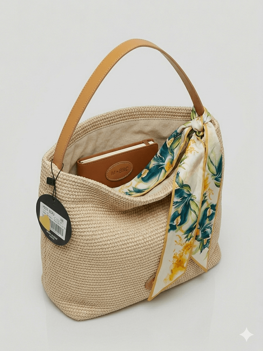 Borsa MBRC in tessuto\pelle linea papillon - Malerba Showroom