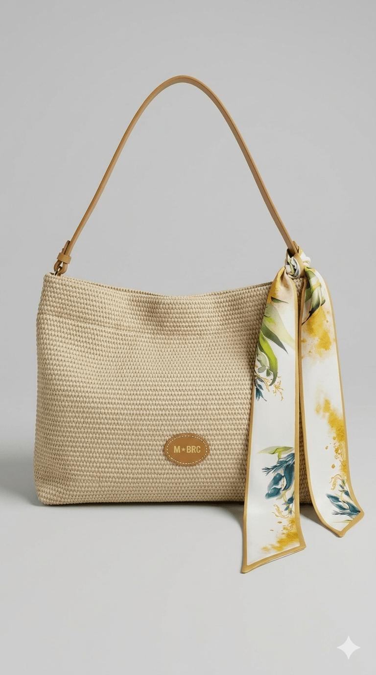 Borsa MBRC in tessuto\pelle linea papillon - Malerba Showroom