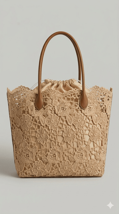 Borsa MBRC tessuto macramè - Malerba Showroom